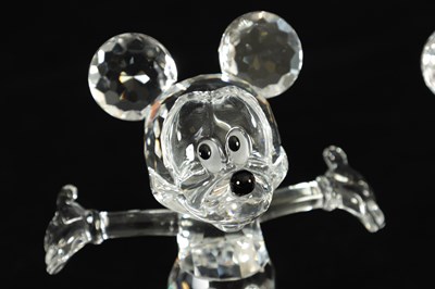 Lot 11 - A 20TH CENTURY MICKEY MOUSE COLLECTION OF SWAROVSKI CRYSTAL