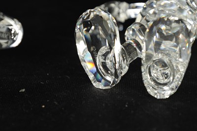 Lot 11 - A 20TH CENTURY MICKEY MOUSE COLLECTION OF SWAROVSKI CRYSTAL
