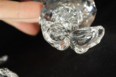Lot 11 - A 20TH CENTURY MICKEY MOUSE COLLECTION OF SWAROVSKI CRYSTAL