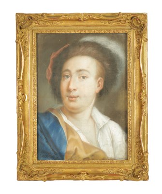 Lot 1078 - AN EARLY 18TH CENTURY PASTEL PORTRAIT OF A GENTLEMAN