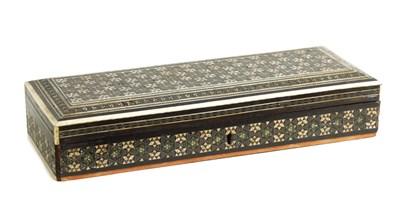 Lot 136 - A LATE 19TH CENTURY ANGLO INDIAN MICROMOSAIC BOX