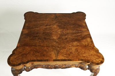 Lot 950 - A GOOD EARLY 20TH CENTURY WALNUT QUEEN ANNE STYE TEA TABLE