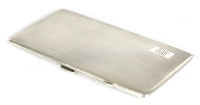 Lot 310 - A  LARGE 1930’S SILVER CIGARETTE CASE