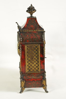 Lot 818 - FRENCH BOULLE MANTEL CLOCK