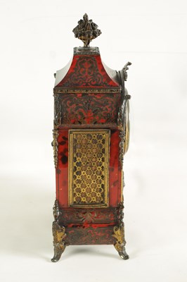 Lot 818 - FRENCH BOULLE MANTEL CLOCK