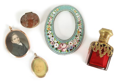 Lot 628 - AN INTERESTING COLLECTION OF FIVE 19TH CENTURY ITEMS
