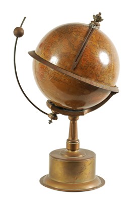 Lot 828 - AN EARLY 20TH CENTURY SMITH & SONS LTD 'THE EMPIRE CLOCK' AUTOMATION GLOBE CLOCK