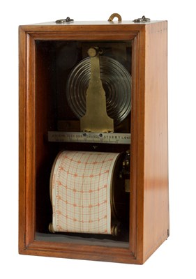 Lot 826 - A RARE LATE 19TH CENTURY WALL MOUNTED BAROGRAPH SIGNED J. HICKS, LONDON