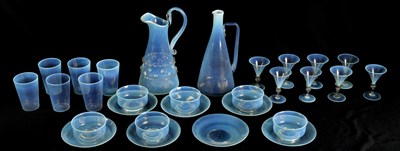 Lot 6 - A COLLECTION OF LATE 19TH CENTURY VASELINE GLASSWARE