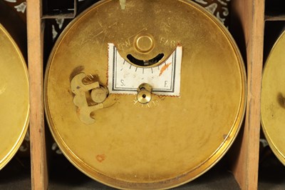 Lot 1249 - AN EARLY 20TH CENTURY AMERICAN TIME ZONE DESK CLOCK