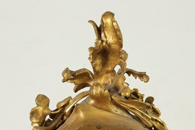 Lot 1245 - A LATE 19TH CENTURY FRENCH ORMOLU MANTEL CLOCK