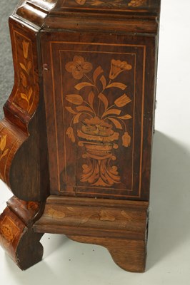 Lot 1164 - JOHN MARRIOTT, LONDON.  A FINE 18TH CENTURY WALNUT AND DUTCH MARQUETRY 8-DAY LONG CASE CLOCK