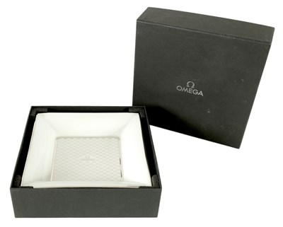 Lot 84 - A 1960’S BOXED OMEGA LIMOGES PORCELAIN OMEGA TRINKET DISH