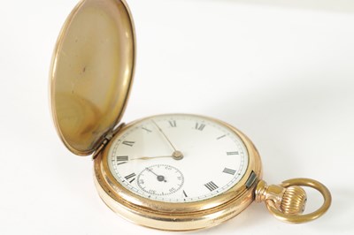 Lot 475 - TWO ELGIN FULL HUNTER GOLD PLATED POCKET WATCHES