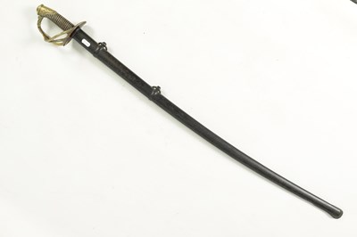 Lot 617 - A 19TH CENTURY FRENCH CAVALRY SWORD