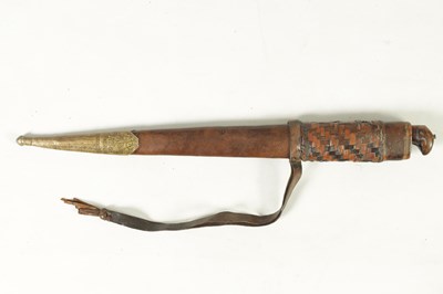 Lot 372 - A 19TH CENTURY INDIAN KHYBER KNIFE