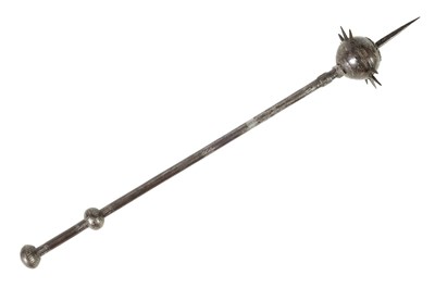 Lot 609 - A 19TH-CENTURY INDO-PERSIAN SPIKED MACE