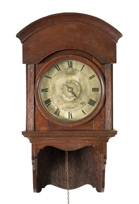 Lot 1210 - WHITEHURST, DERBY. A LATE GEORGE III HOODED WALL CLOCK