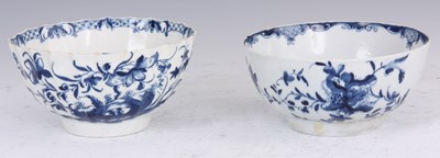 Lot 131 - TWO FIRST PERIOD WORCESTER BLUE AND WHITE...