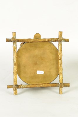 Lot 866 - AN UNUSUAL LATE 19TH CENTURY GILT BRASS BEEHIVE SEWING BOX