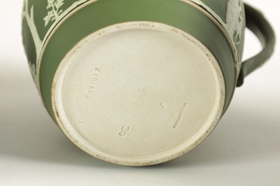 Lot 83 - A COLLECTION OF FIVE PIECES OF WEDGEWOOD COLOURED JASPERWARE