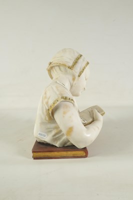 Lot 620 - A LATE 19TH CENTURY CARVED WHITE MARBLE BUST