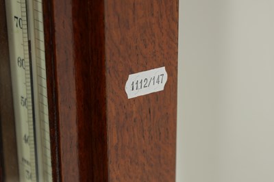 Lot 813 - CALLAGHAN, 23 NEW BOND STREET, LONDON. A LATE 19TH CENTURY OAK CASED STICK BAROMETER