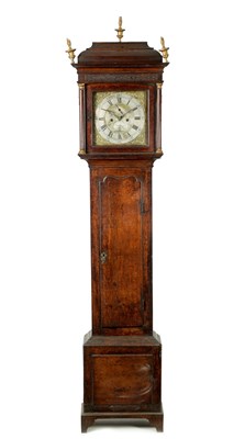 Lot 1234 - JOSEPH BROWN, WORCESTER. A GEORGE III OAK EIGHT-DAY LONGCASE CLOCK