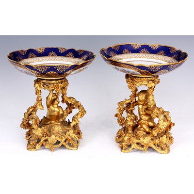 Lot 179 - A FINE PAIR OF EARLY 19TH CENTURY GILT ORMOLU...