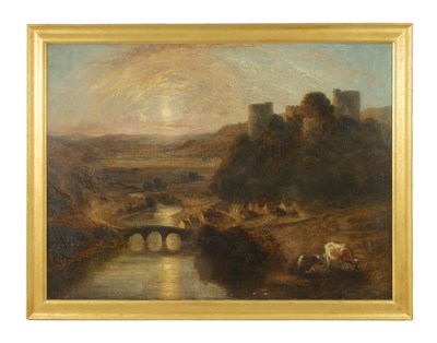 Lot 1079 - A LARGE 19TH CENTURY OIL ON CANVAS