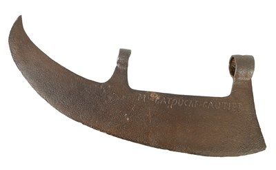 Lot 605 - AN 18TH CENTURY STEEL LOCHABER AXE HEAD