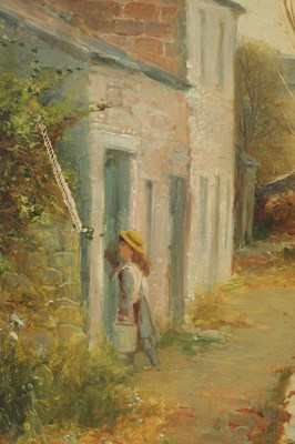 Lot 1041 - WILLIAM H. PARKINSON ( 1864-1916) OIL ON CANVAS.