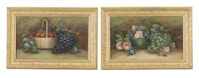 Lot 1073 - EVELYN CHESTER (1875-1929) PAIR OF OILS ON BOARD.