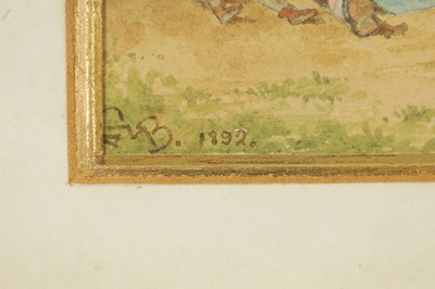 Lot 1021 - A LATE 19TH CENTURY WATERCOLOUR