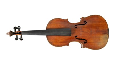 Lot 712 - AN INTERESTING 18TH CENTURY VIOLIN WITH CASE