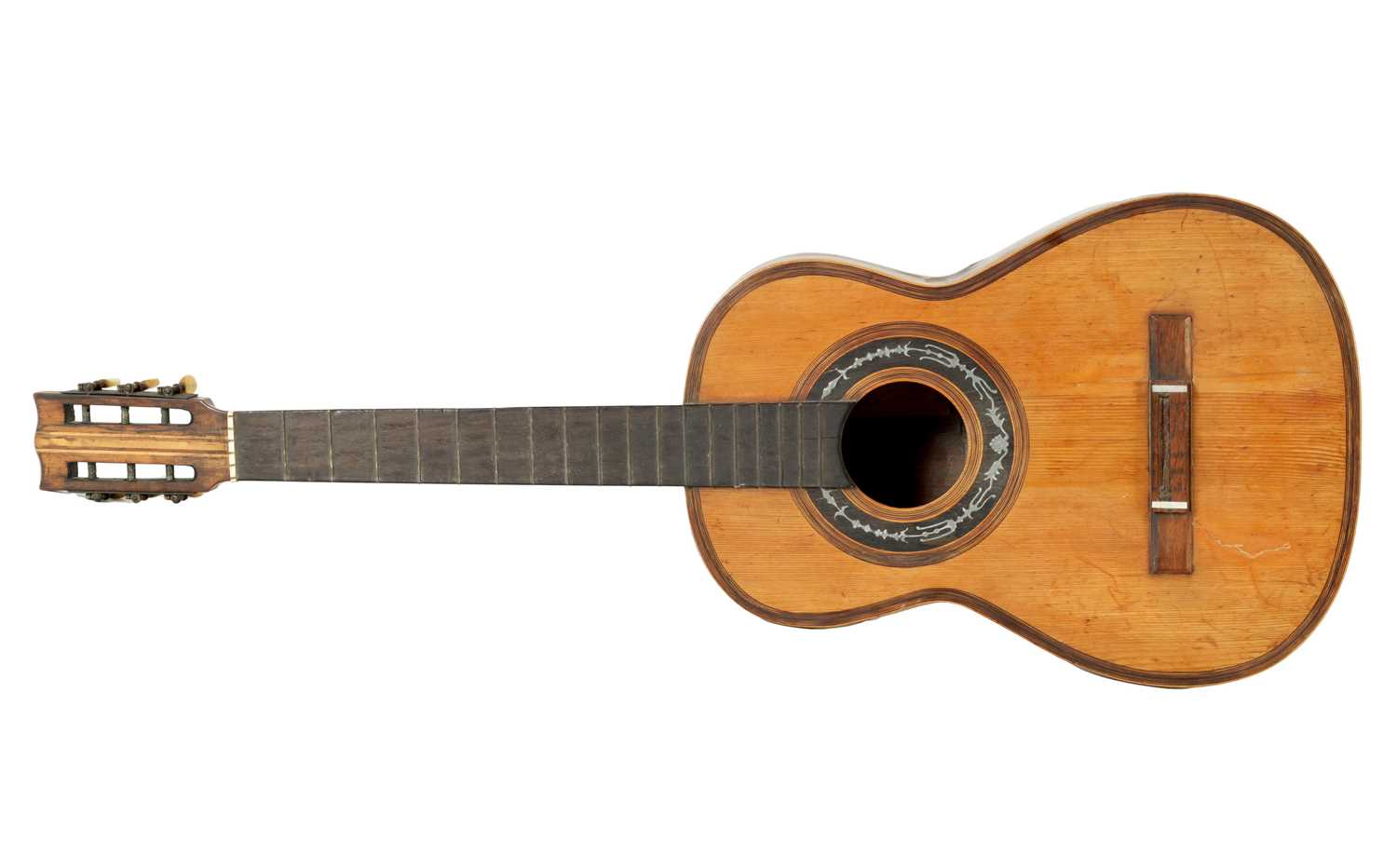 Lot 709 A LATE 19TH CENTURY SPANISH GUITAR BY lot-709-a-late-19th-century-spanish-guitar-by