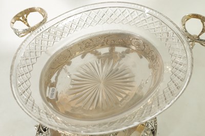 Lot 574 - AN IMPRESSIVE GEORGE III SILVER TABLE CENTREPIECE OF LARGE SIZE