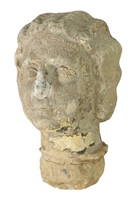 Lot 851 - AN ANCIENT MARBLE BUST OF A LADY - POSSIBLY ROMAN