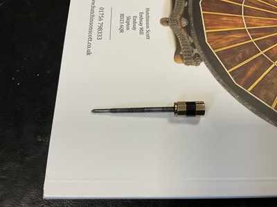 Lot 716 - A FRENCH GOLD MOUNTED VIOLIN BOW SIGNED CLAUDE THOMASSIN PARIS