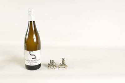 Lot 610 - TWO EARLY 20TH CENTURY AUSTRIAN COLD PAINTED BRONZE SCULPTURES OF CATS