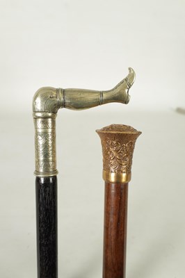 Lot 660 - TWO 20TH CENTURY WALKING STICKS