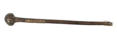 Lot 599 - A 19TH CENTURY FIJIAN HARDWOOD WAR CLUB