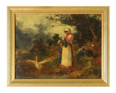 Lot 1018 - A 19TH CENTURY OIL ON WOOD PANEL