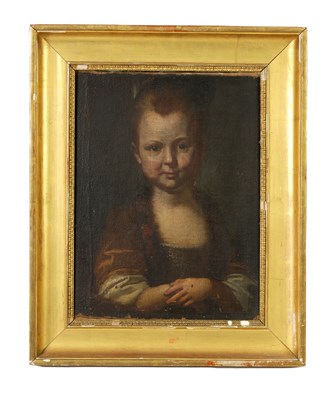 Lot 1083 - AN 18TH CENTURY OIL ON CANVAS