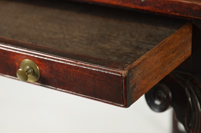 Lot 1331 - AN EARLY GEORGE III FIGURED MAHOGANY TEA TABLE POSSIBLY IRISH