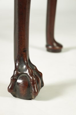 Lot 1331 - AN EARLY GEORGE III FIGURED MAHOGANY TEA TABLE POSSIBLY IRISH