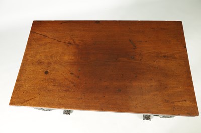 Lot 1331 - AN EARLY GEORGE III FIGURED MAHOGANY TEA TABLE POSSIBLY IRISH
