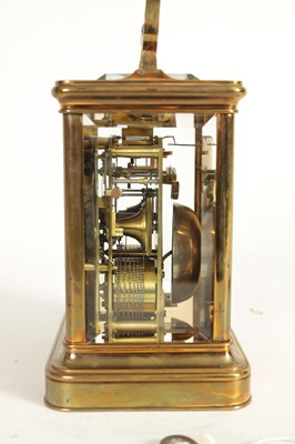 Lot 788 - JAMES McCABE, LONDON. A FINE MID 19TH CENTURY GIANT-SIZE ENGLISH DOUBLE FUSEE REPEATING CARRIAGE CLOCK