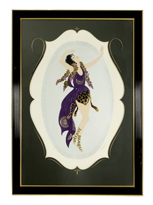 Lot 668 - ERTE. A LARGE LIMITED EDITION SIGNED ART DECO SERIGRAPH