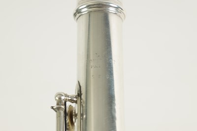 Lot 648 - AN EARLY SOLID SILVER FLUTE BY LOUIS LOT OF PARIS NO. 936
